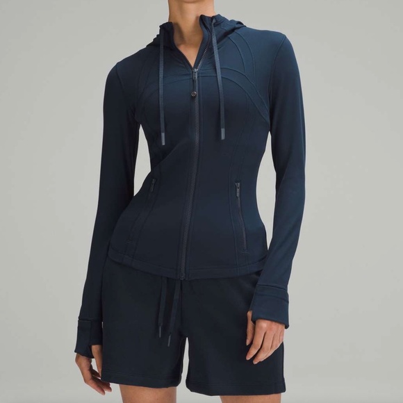 Lululemon Hooded Define Jacket Nulu, True Navy - Picture 1 of 5